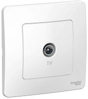 Розетка TV Коннектор с рамкой Systeme Electric Blanca 1-м. белый картинка